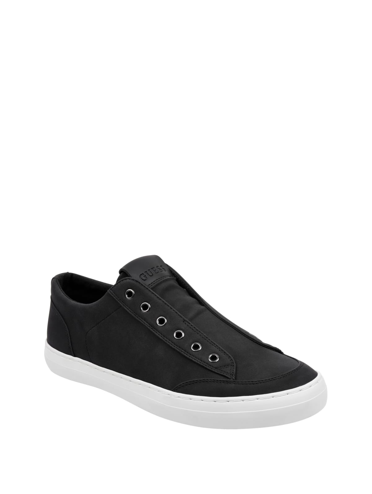 guess black slip ons