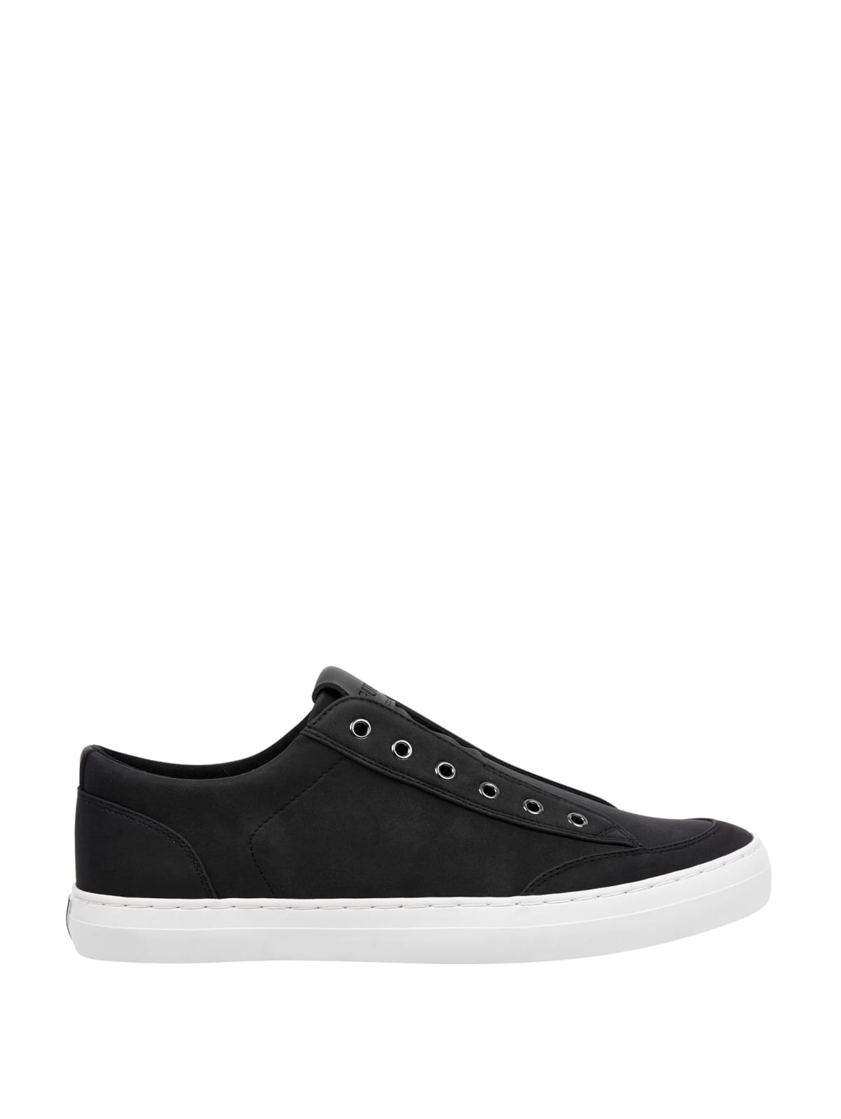 guess black slip on sneakers