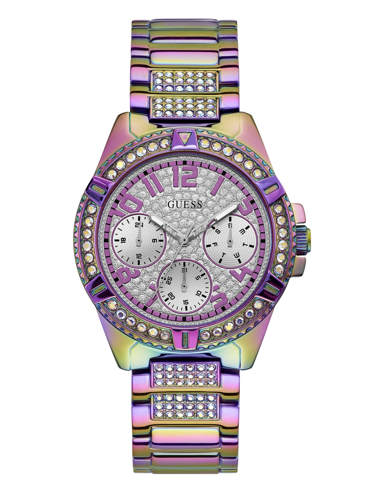 Iridescent Crystal Multifunction Watch Guess Canada The price list includes a total of 122 smartwatch wearables for online shopping. guess