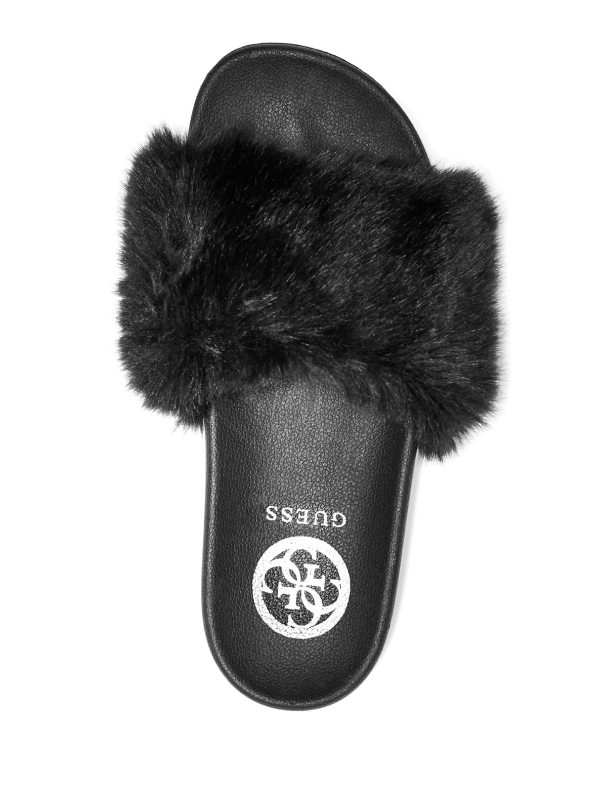 Guess fur slides clearance