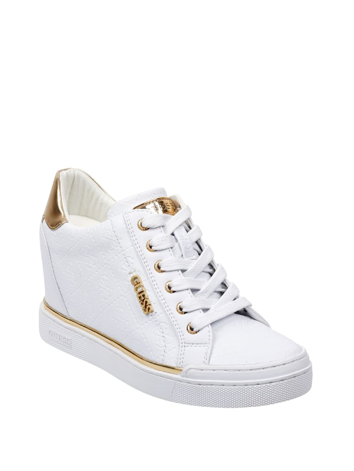 g by guess register wedge sneakers