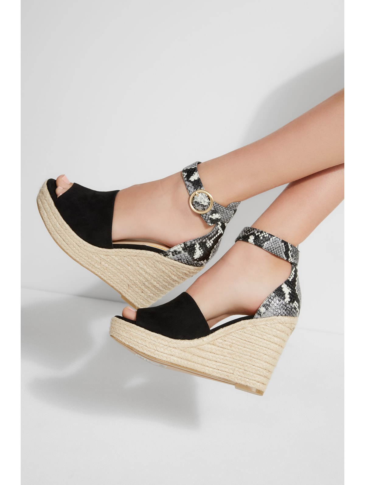 guess haleey espadrille wedge