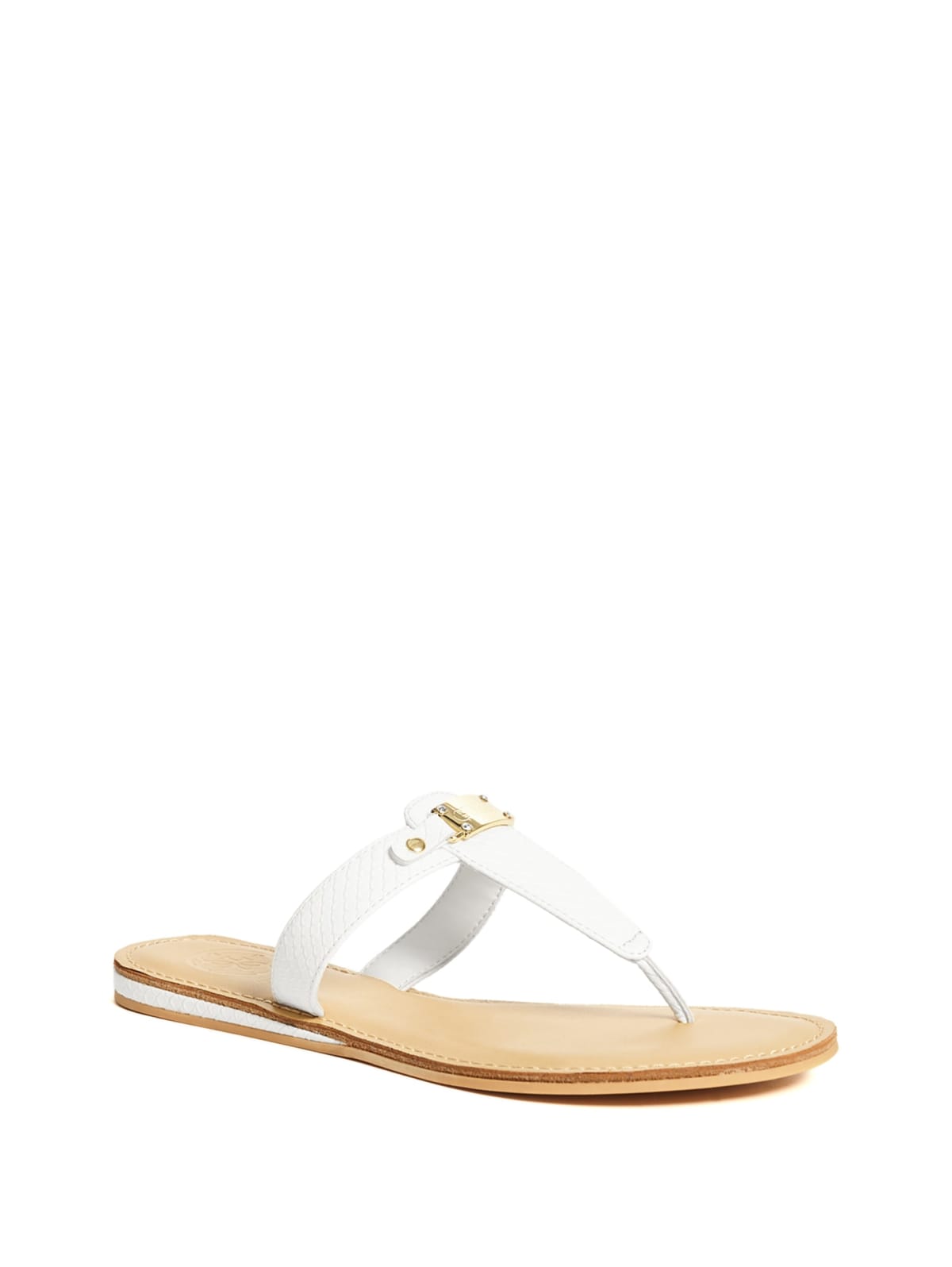 guess t strap sandals