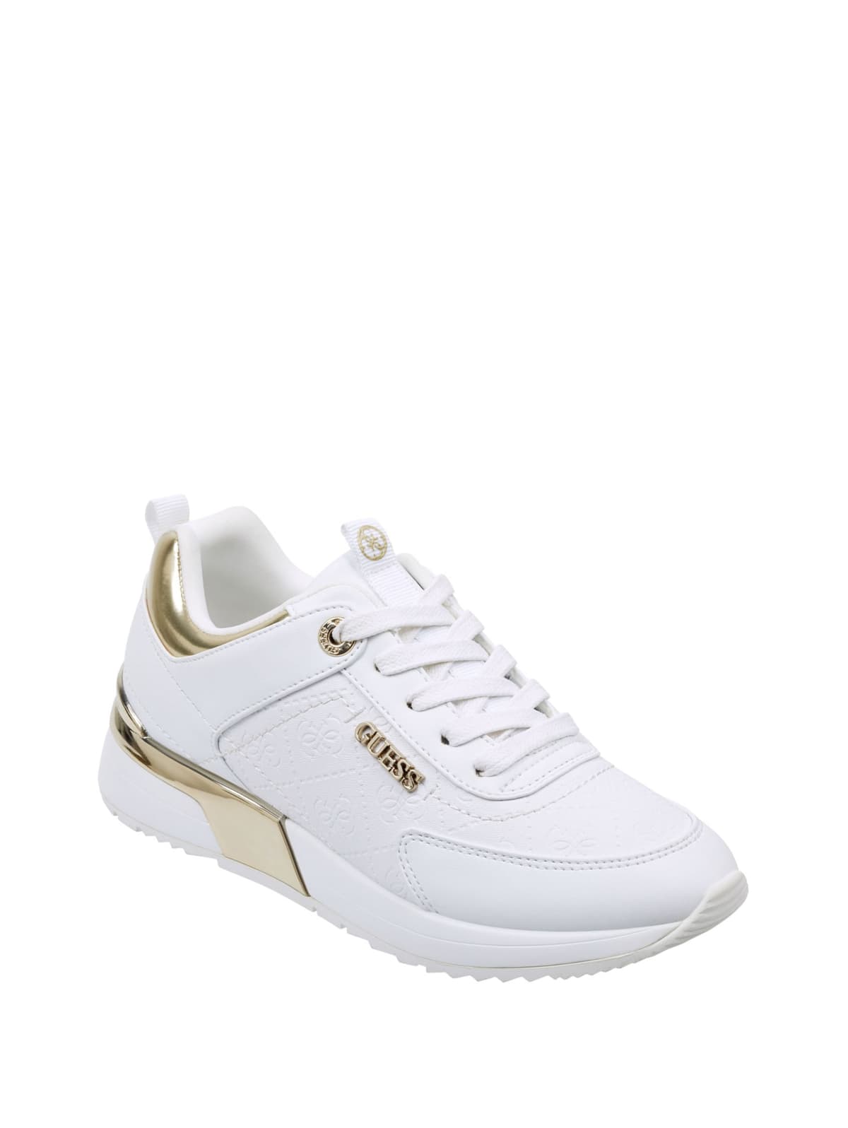 guess ladies white trainers