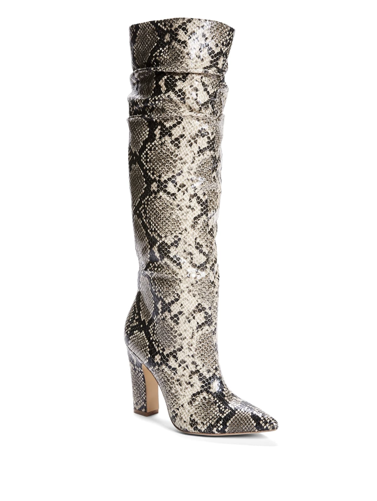 guess snakeskin boots