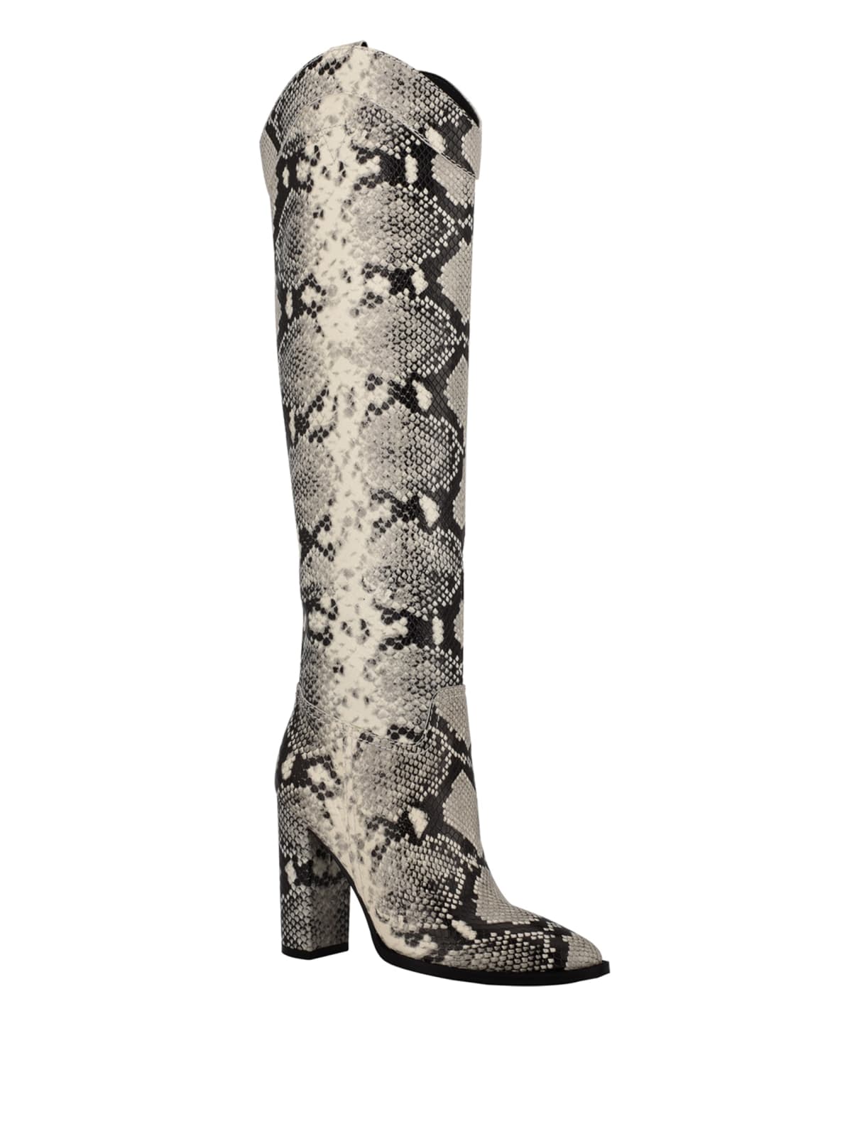 guess snakeskin boots