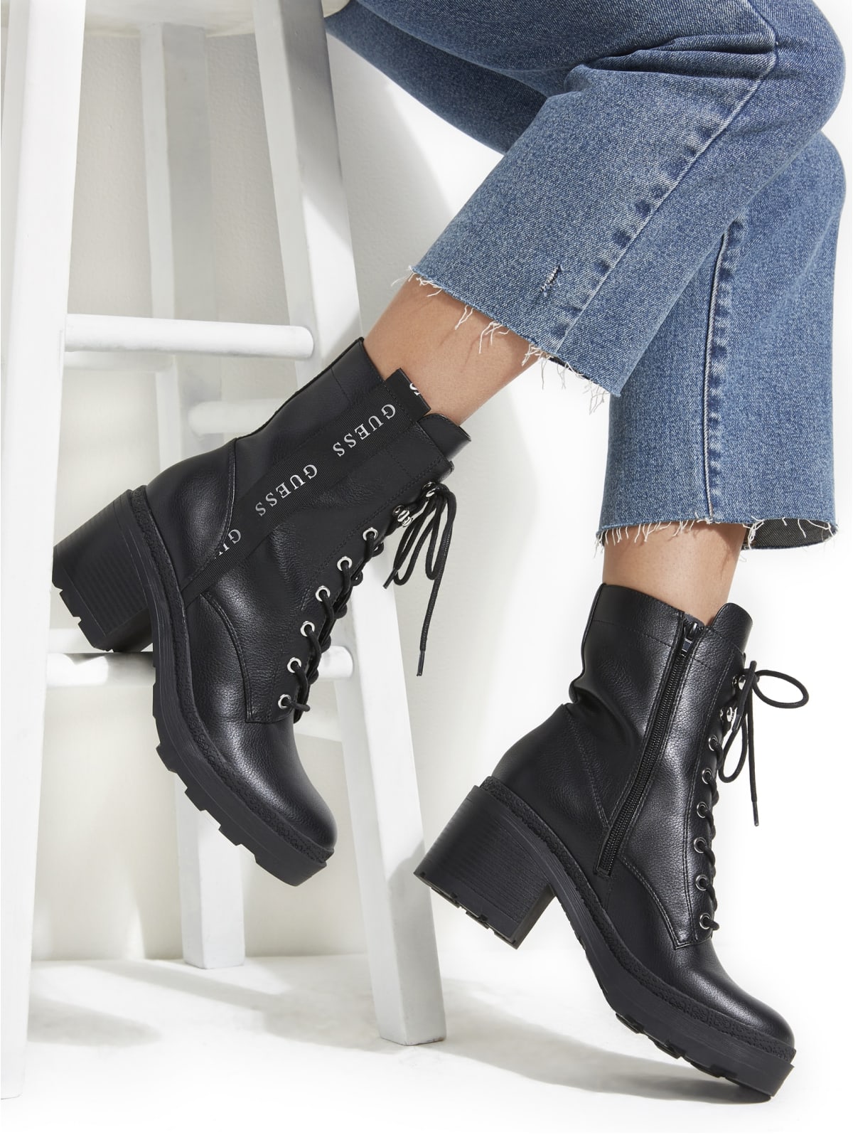 guess combat boots women