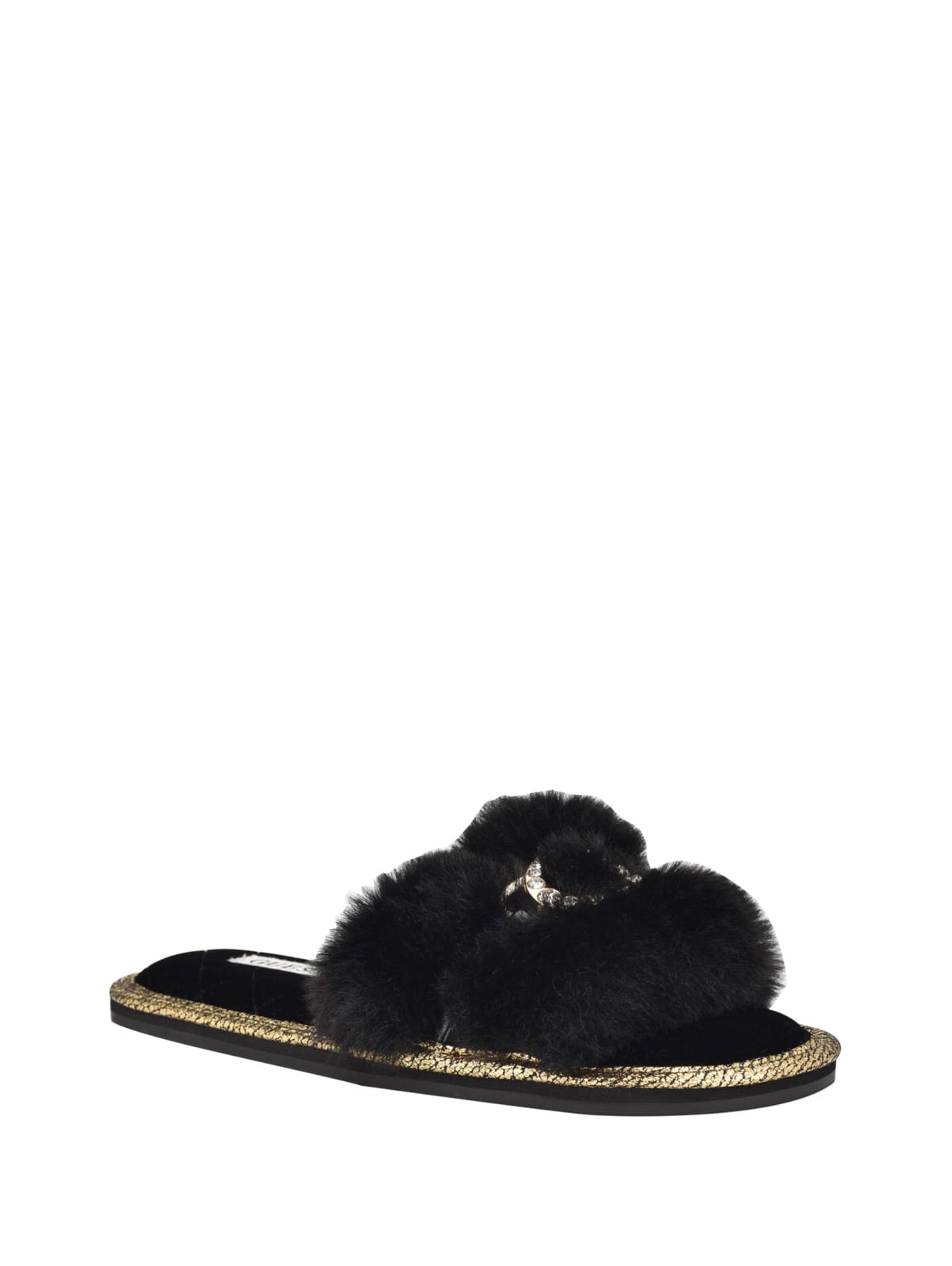 Guess fur slides clearance