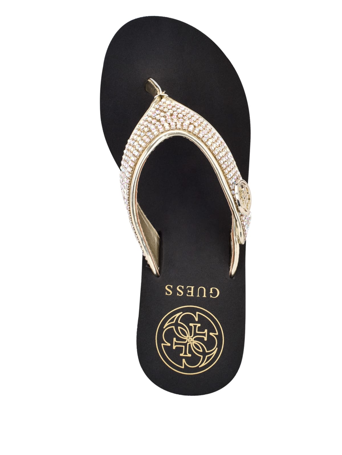 guess sarraly eva logo wedge sandals