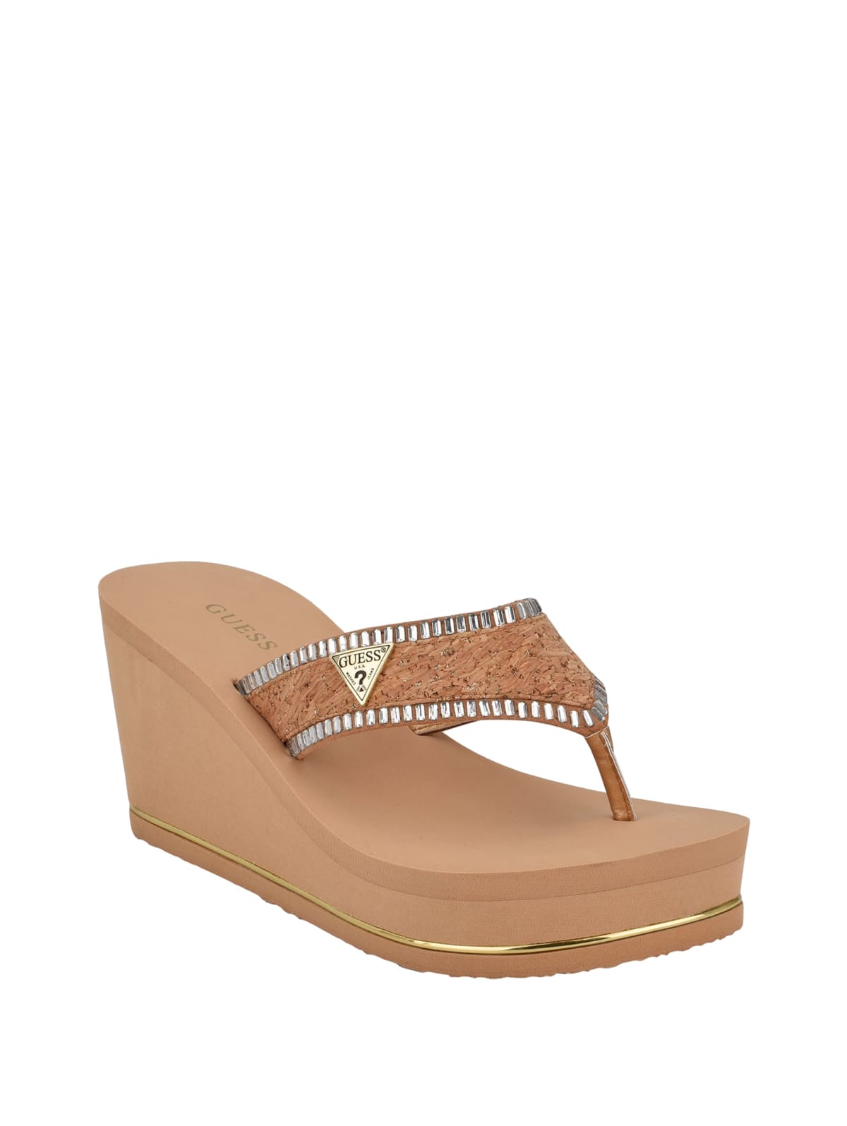 guess tan wedges