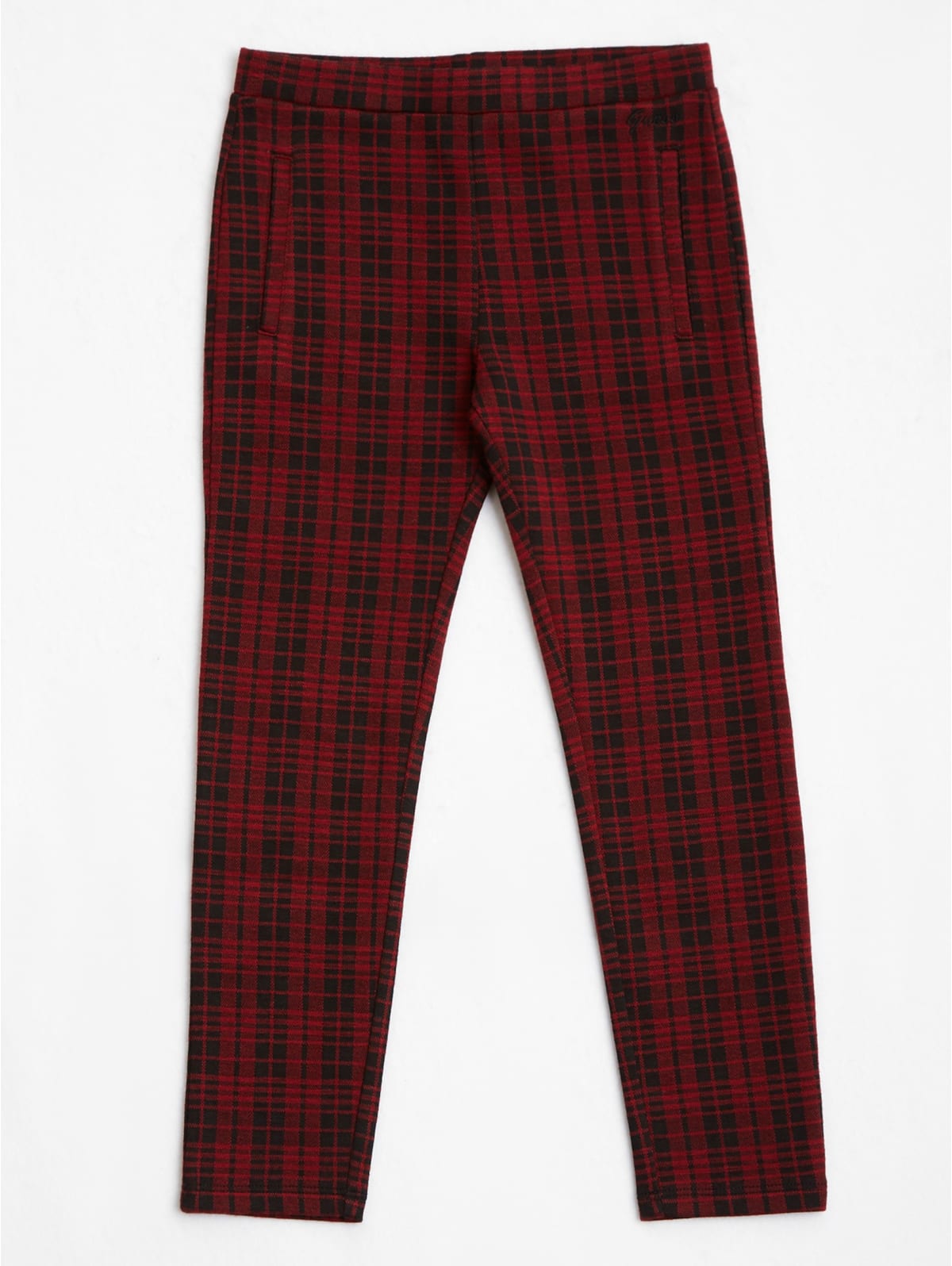 plaid ponte pants