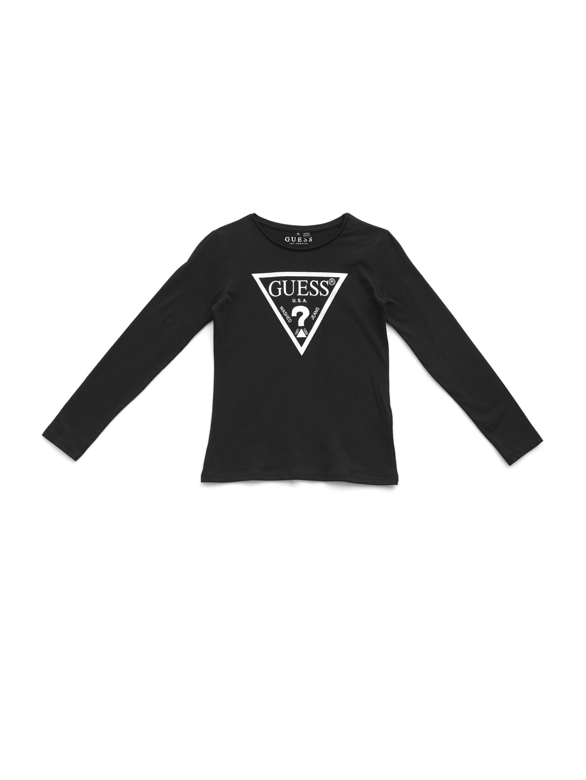 Long Sleeve Triangle Logo Tee 7 14 Guess Canada