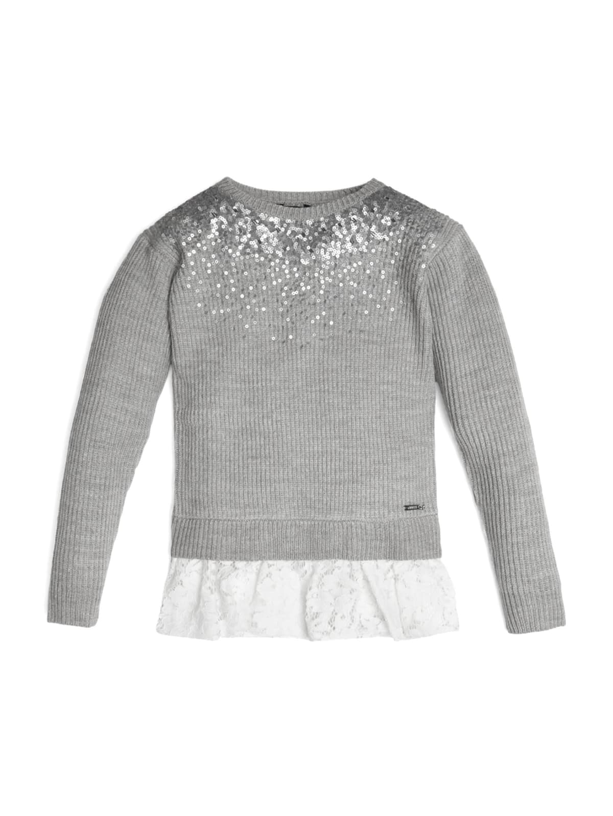 sequin knit sweater