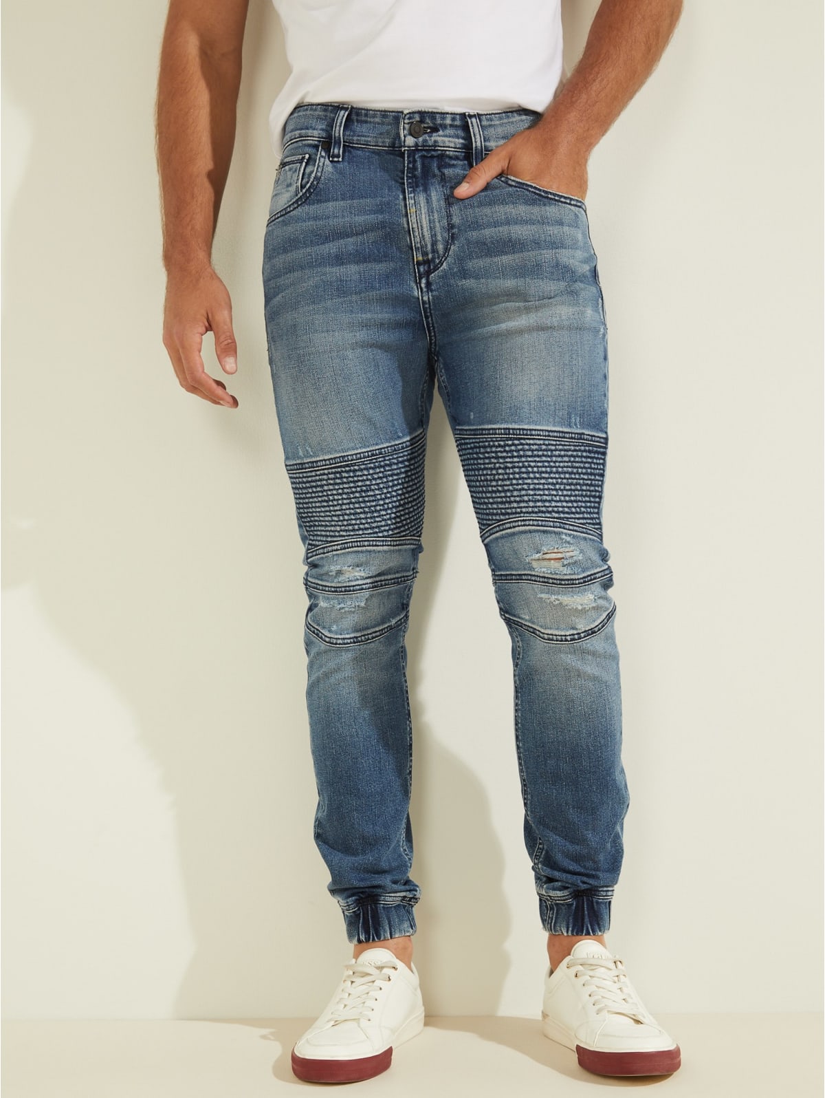 womens denim joggers canada