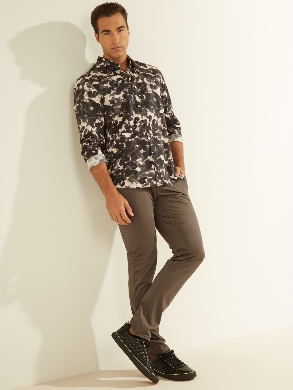 guess leopard print shirt