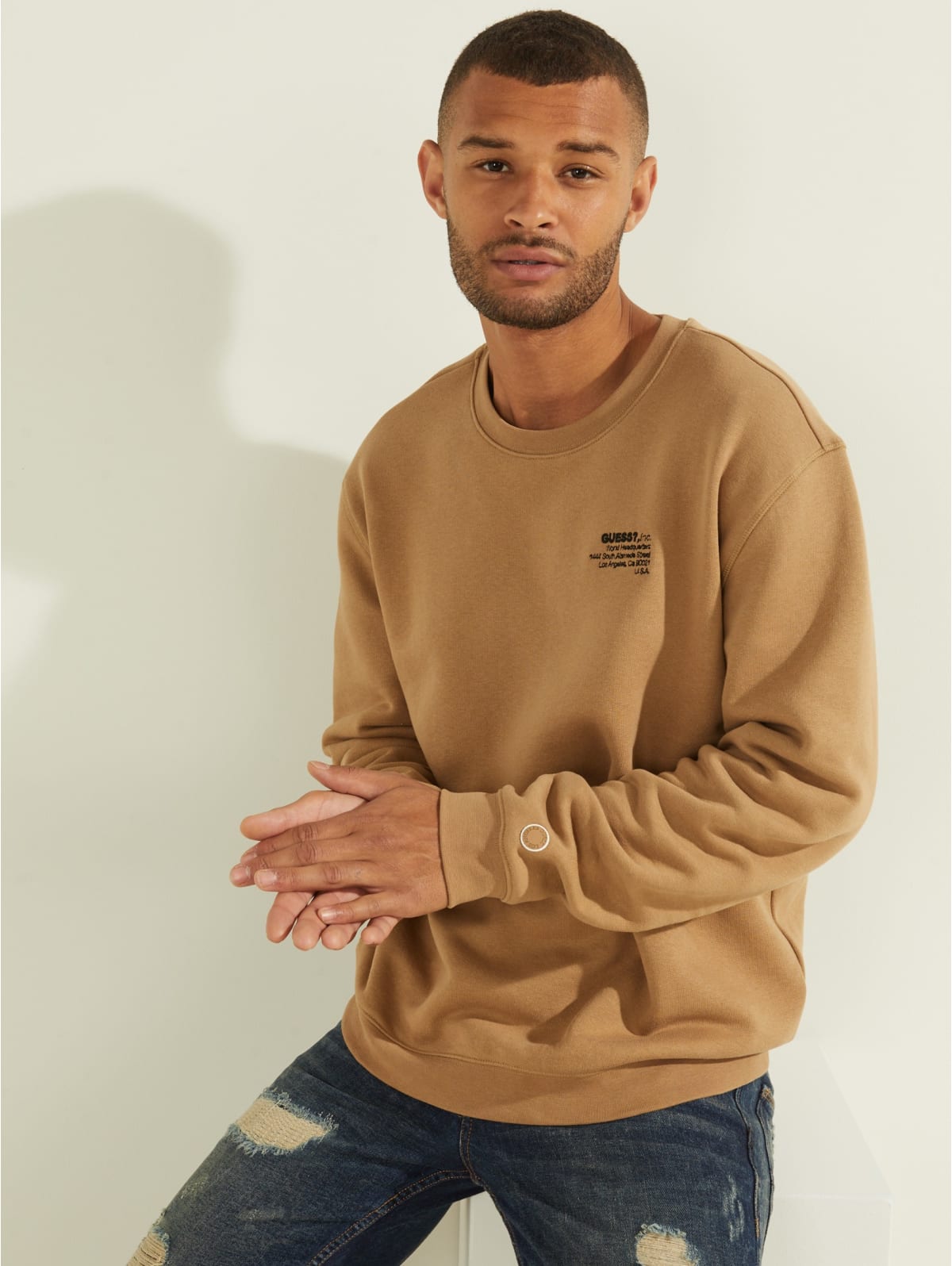 guess crewneck sweatshirt