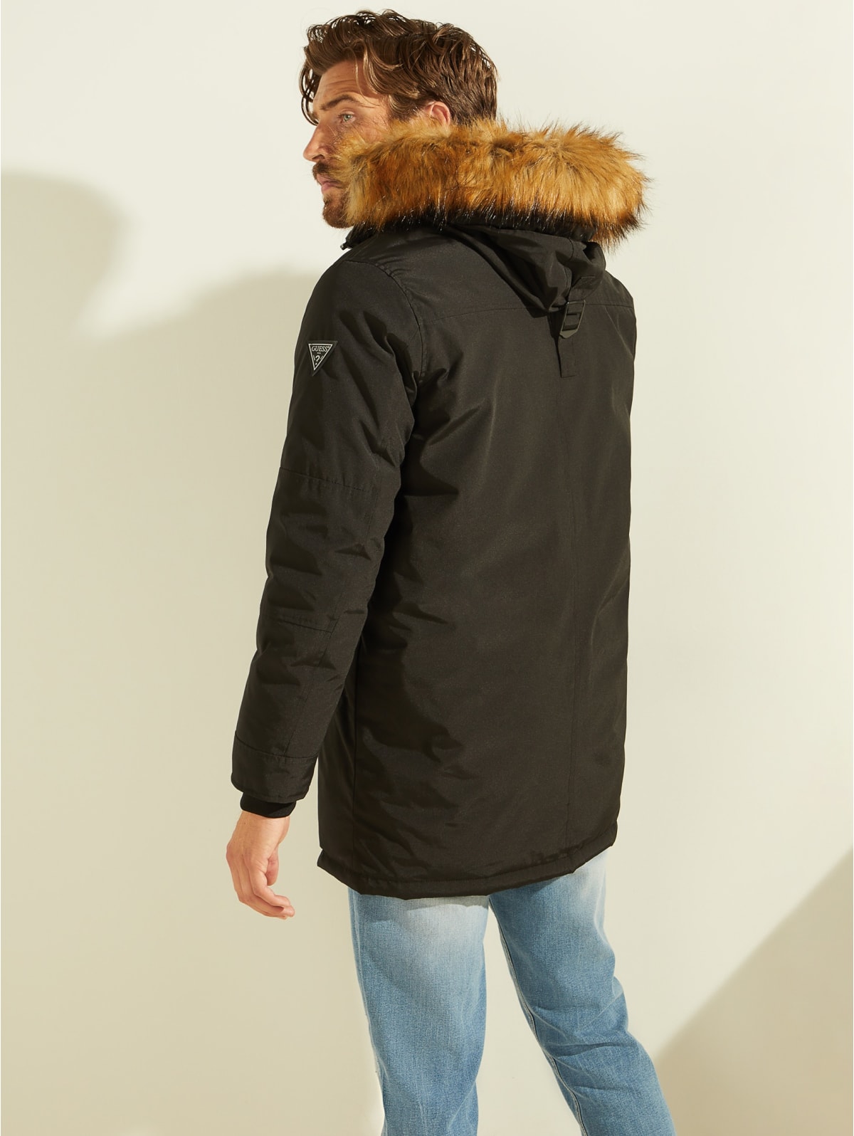 yoko hooded parka guess
