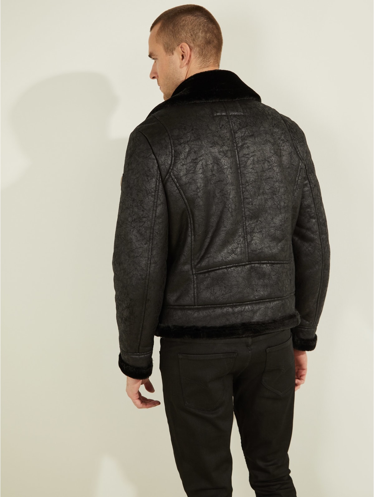 guess aviator jacket