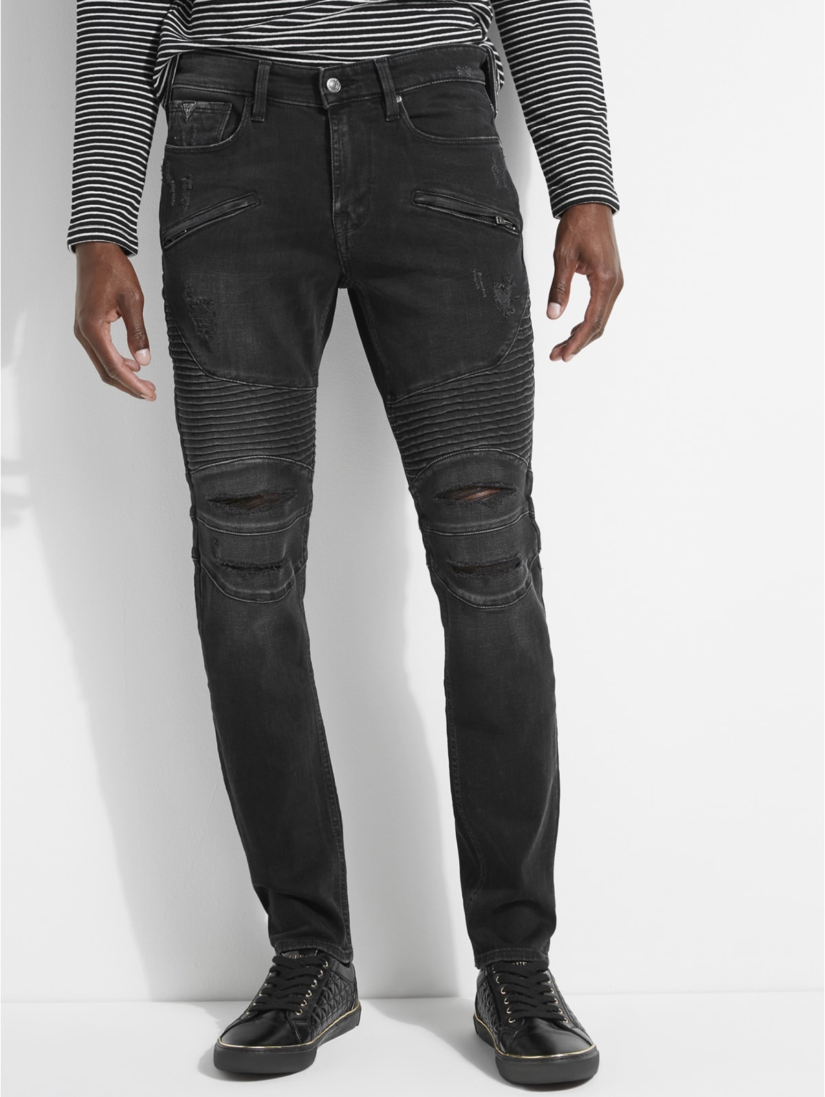 guess tapered jeans