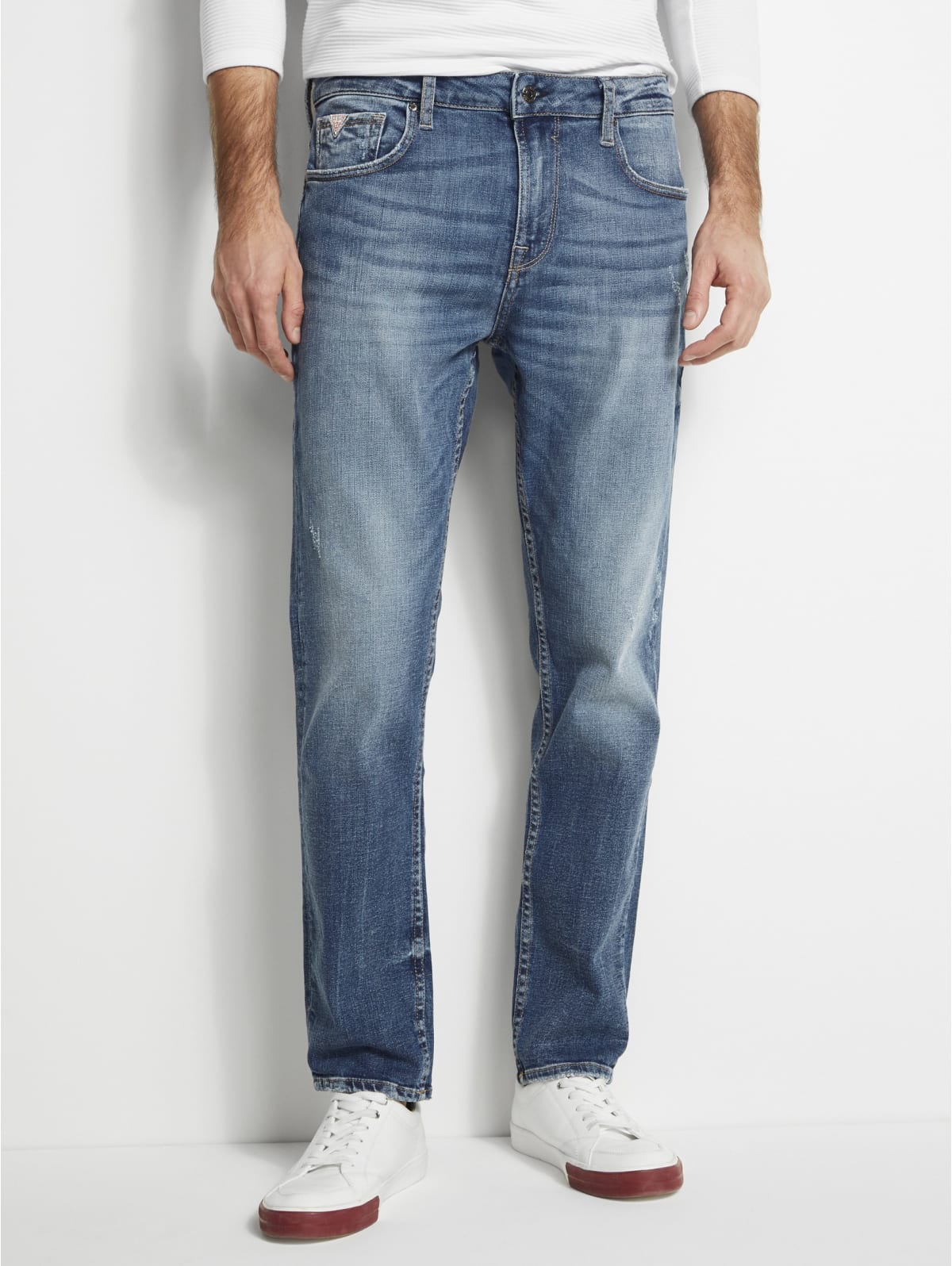 athletic tapered jeans