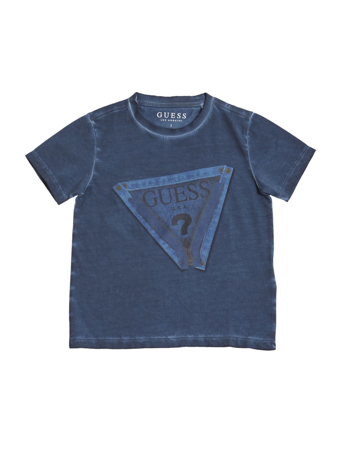 Denim Triangle Logo Tee 2 7 Guess Canada