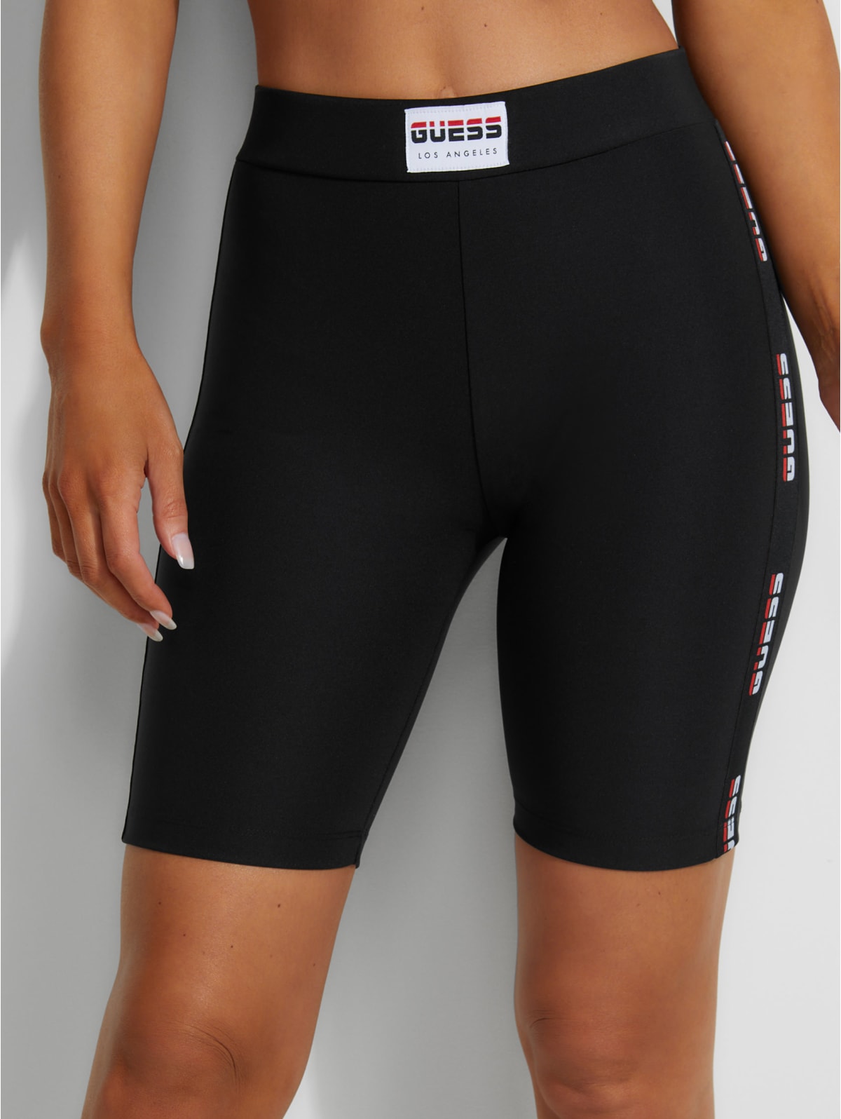 logo biker shorts