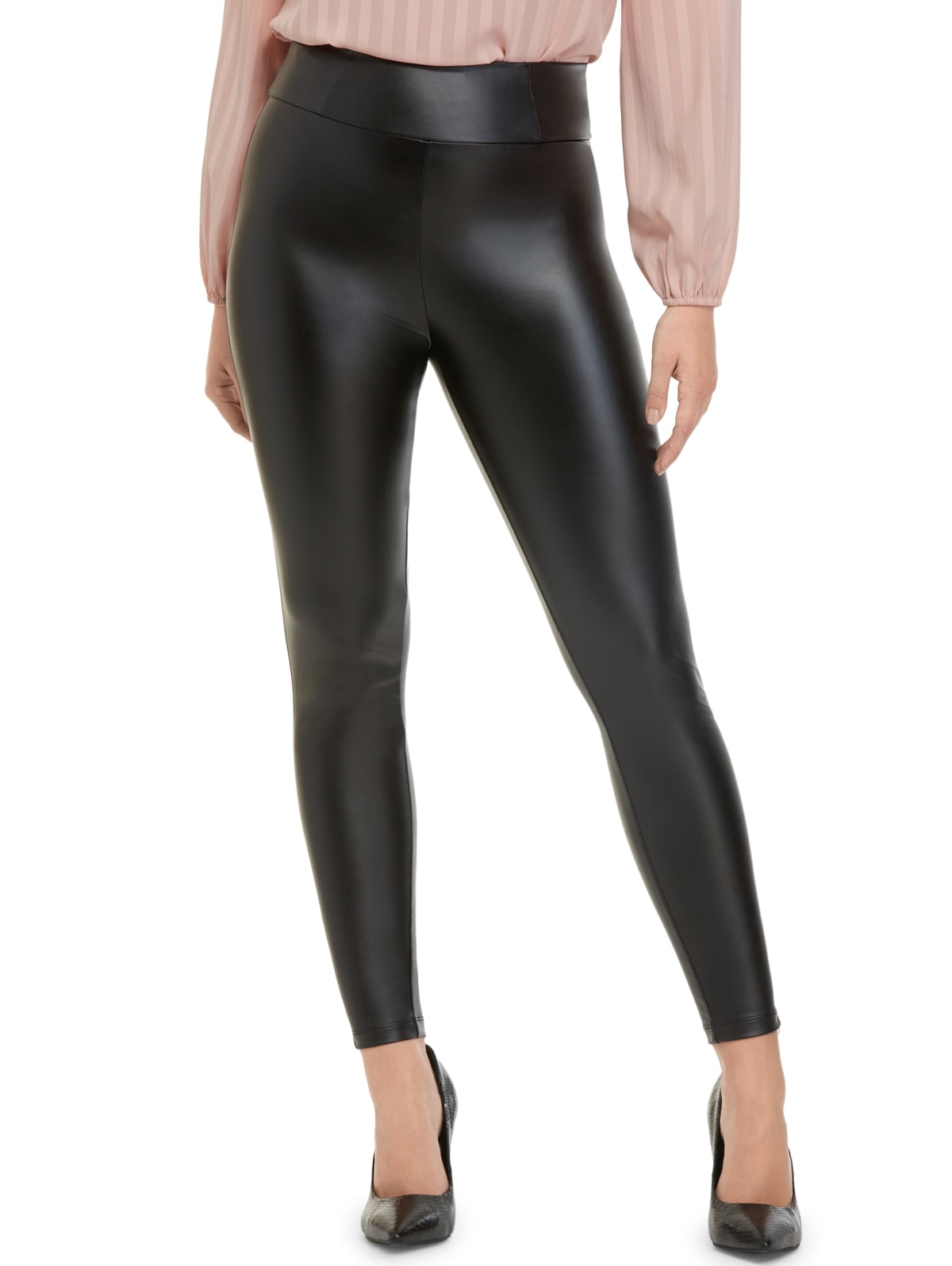 guess faux leather pants