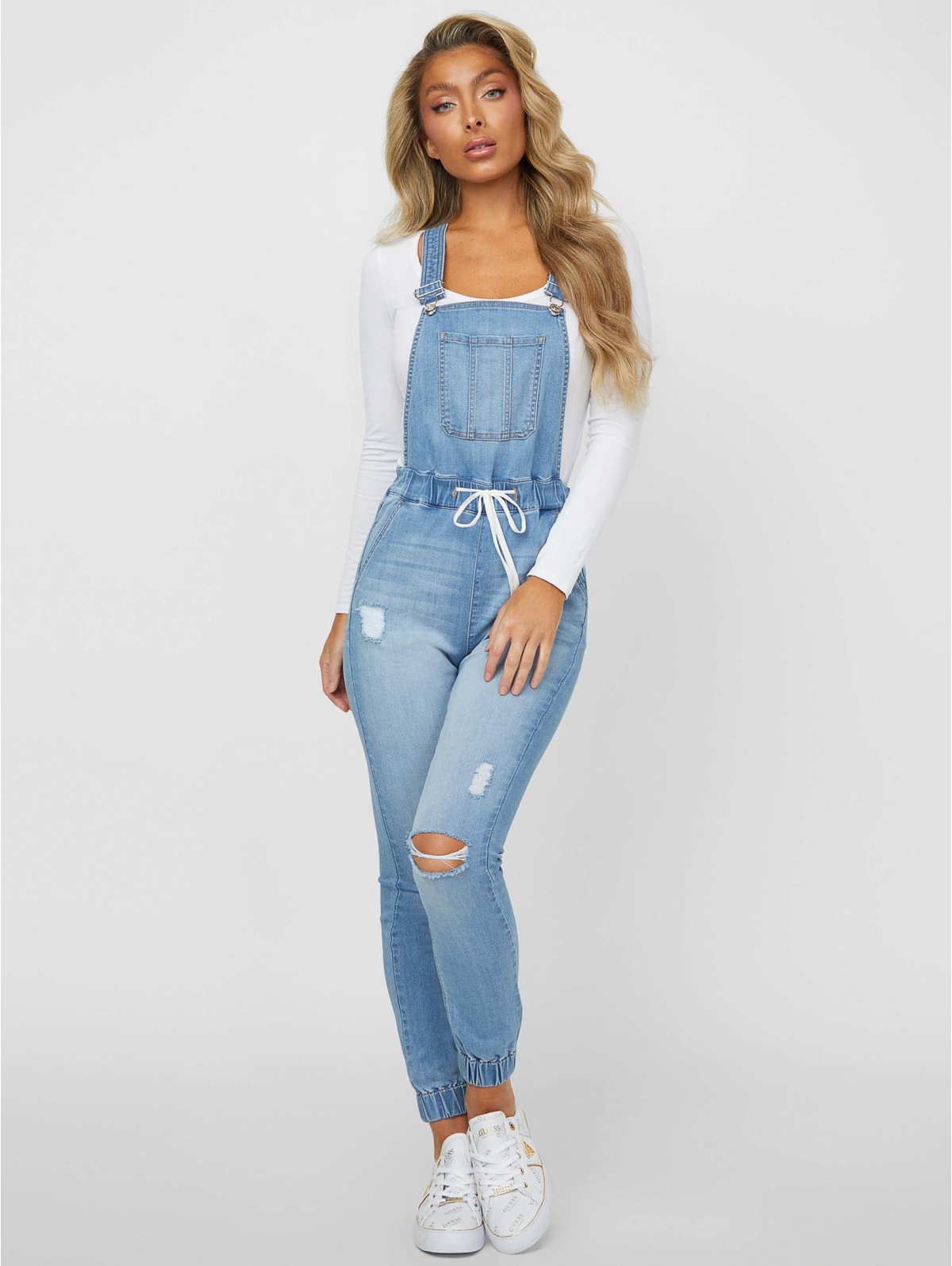 guess denim joggers