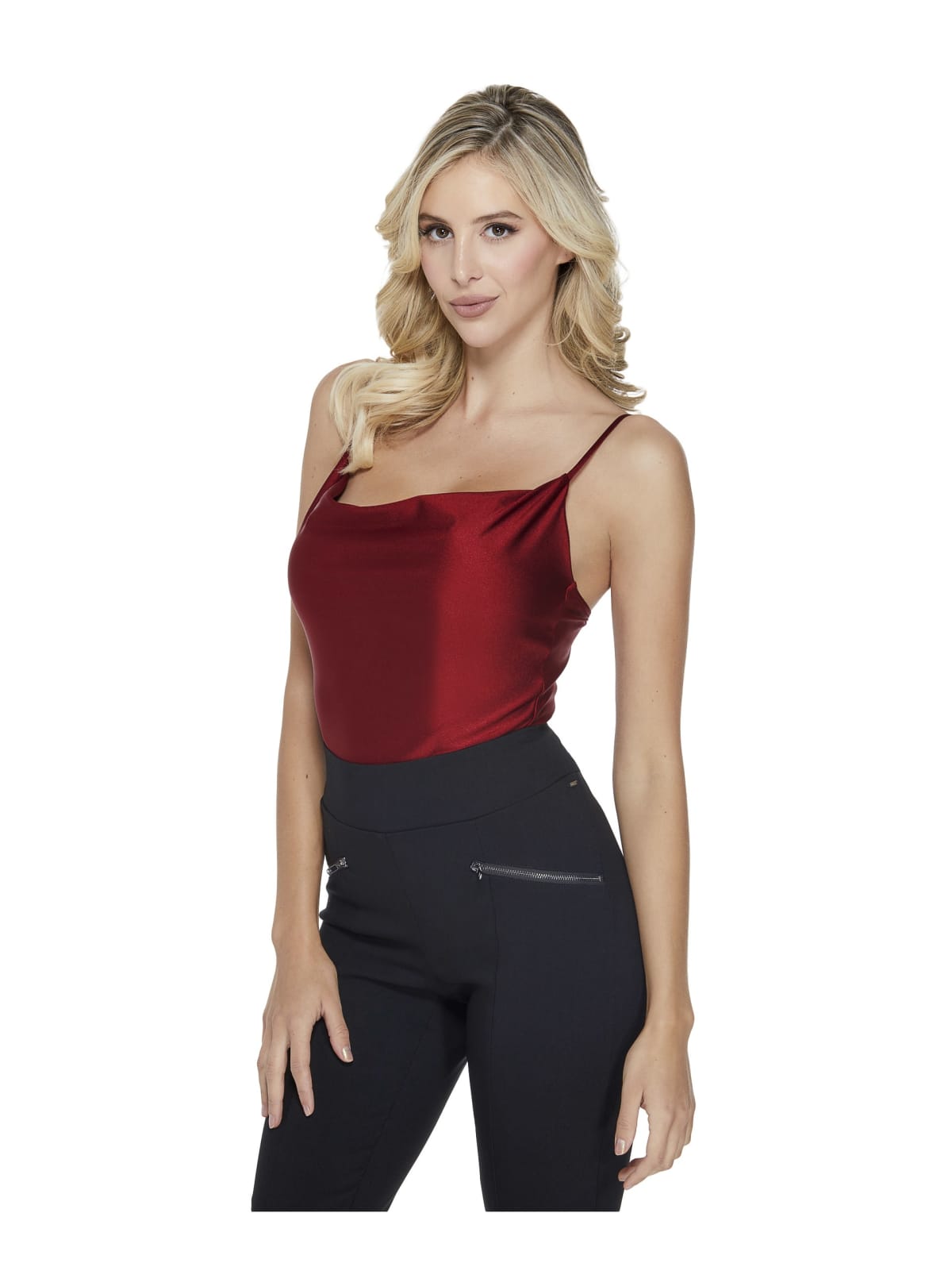 guess red bodysuit