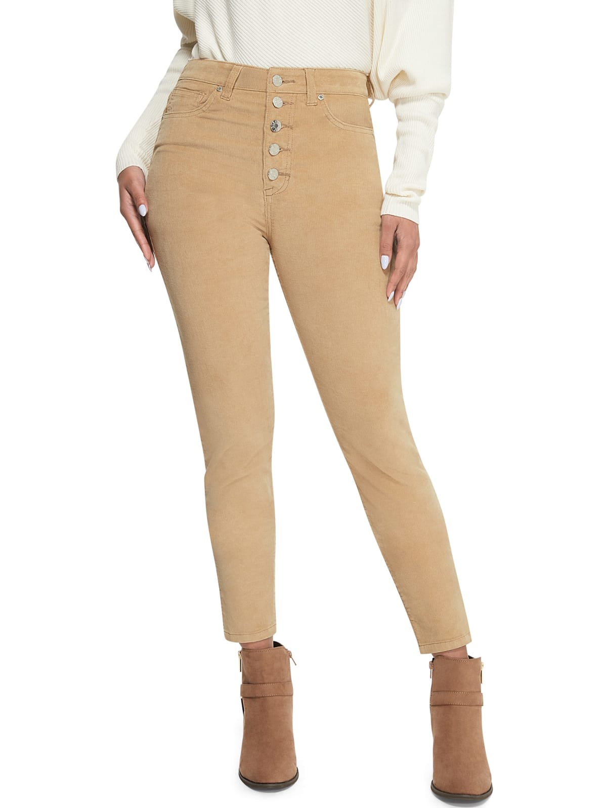 high rise corduroy pants