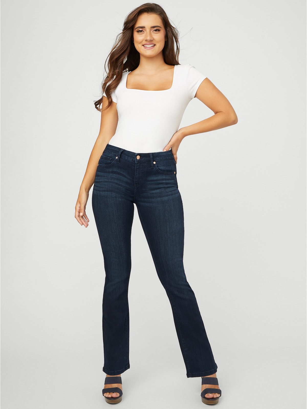 guess slim boot jeans