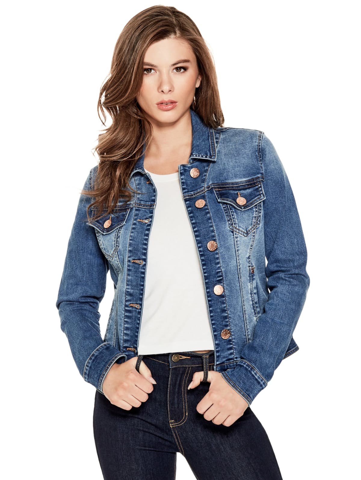 guess factory denim jacket