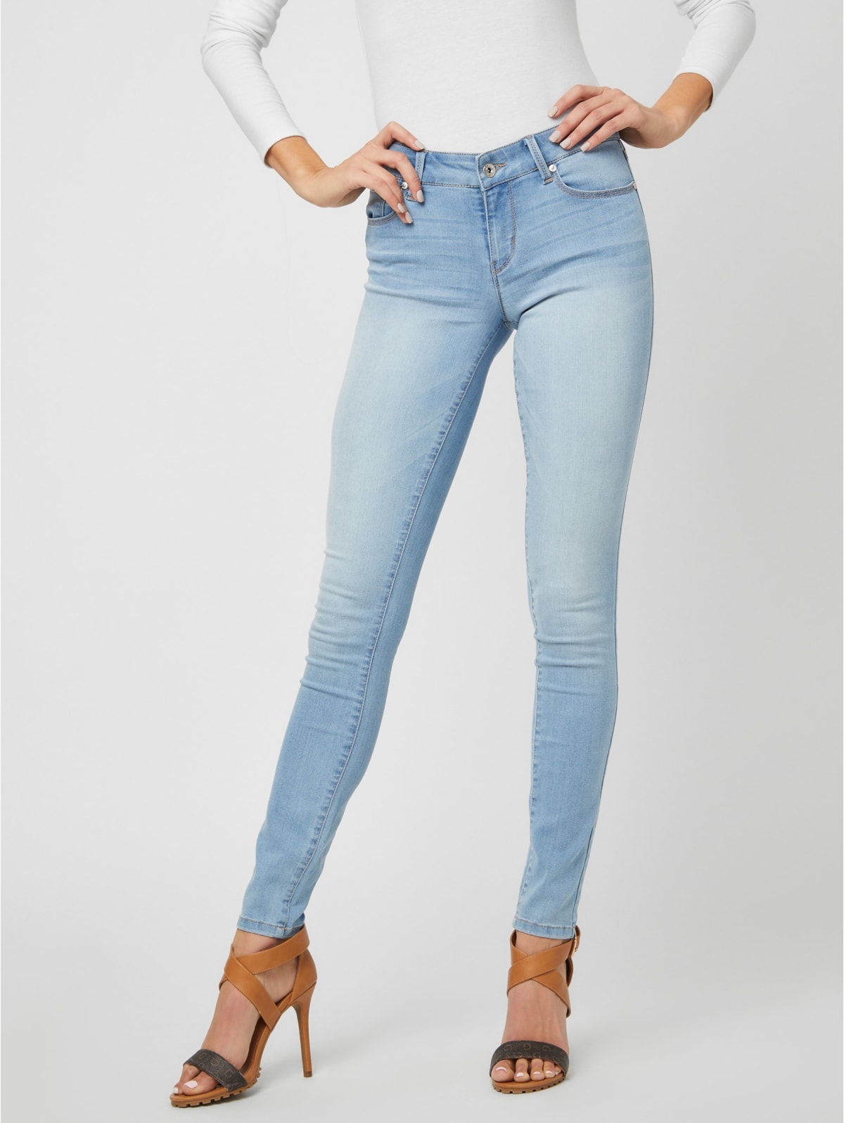 guess sienna curvy skinny jeans