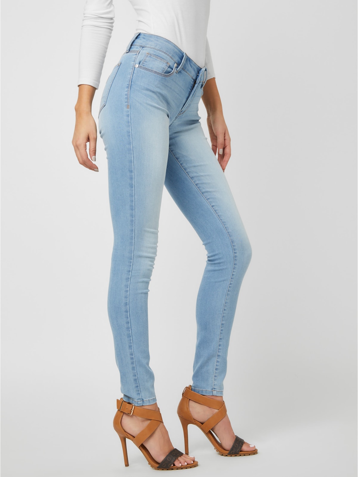 guess sienna curvy skinny jeans