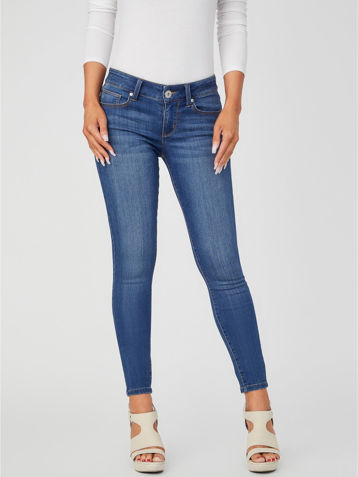guess sienna curvy skinny jeans
