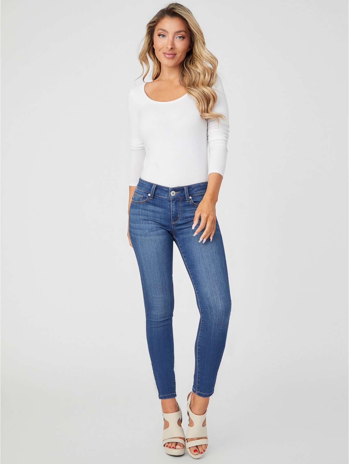 guess sienna curvy skinny jeans