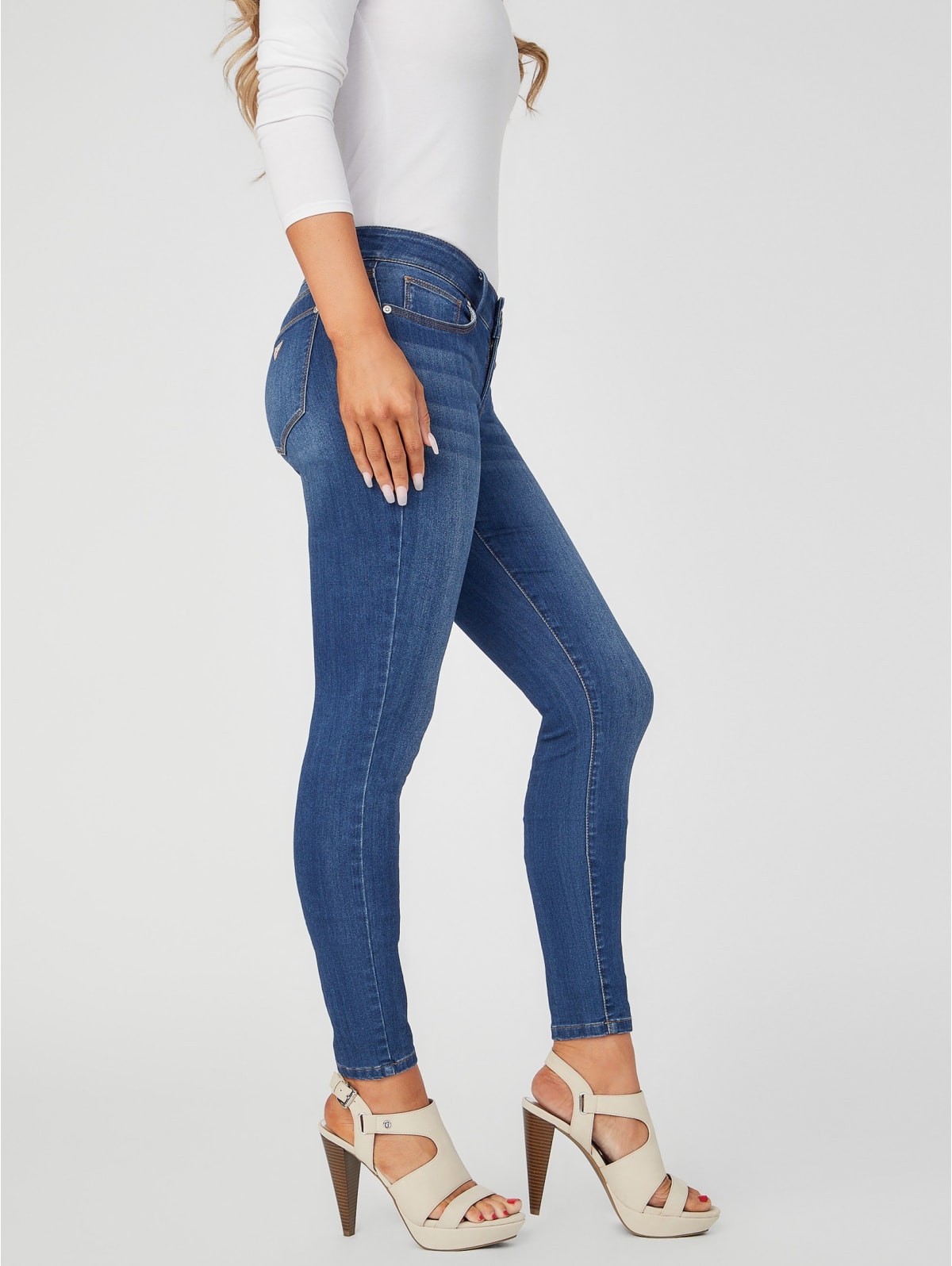 guess sienna curvy skinny jeans