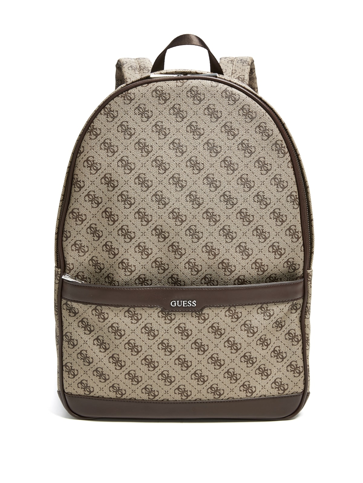 guess kevin logo print backpack