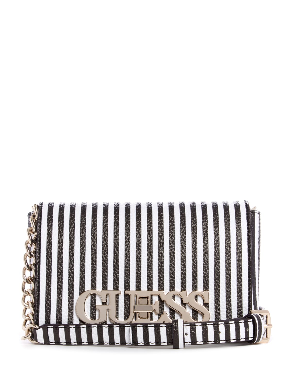 guess striped bag