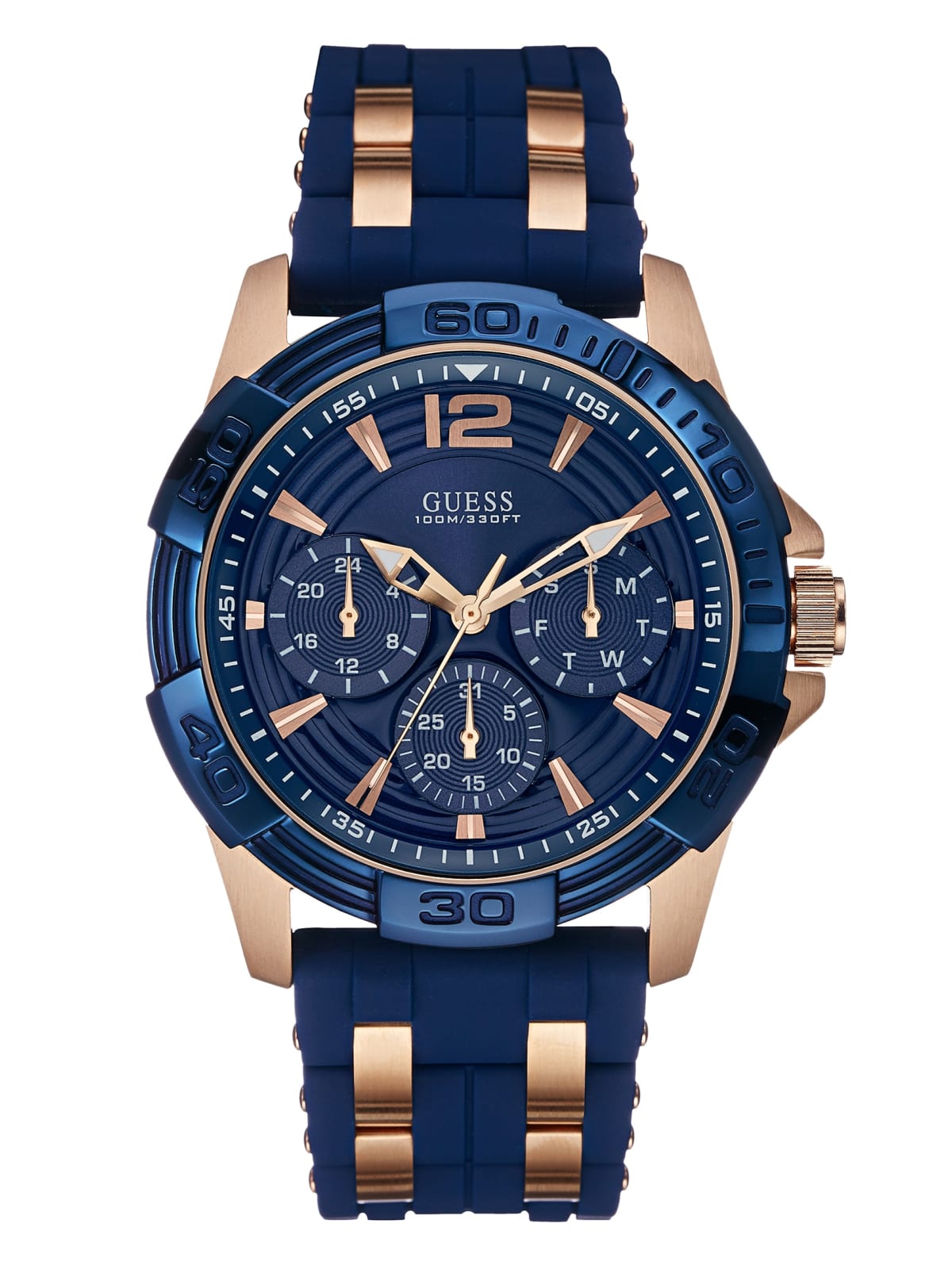 blue sports watch