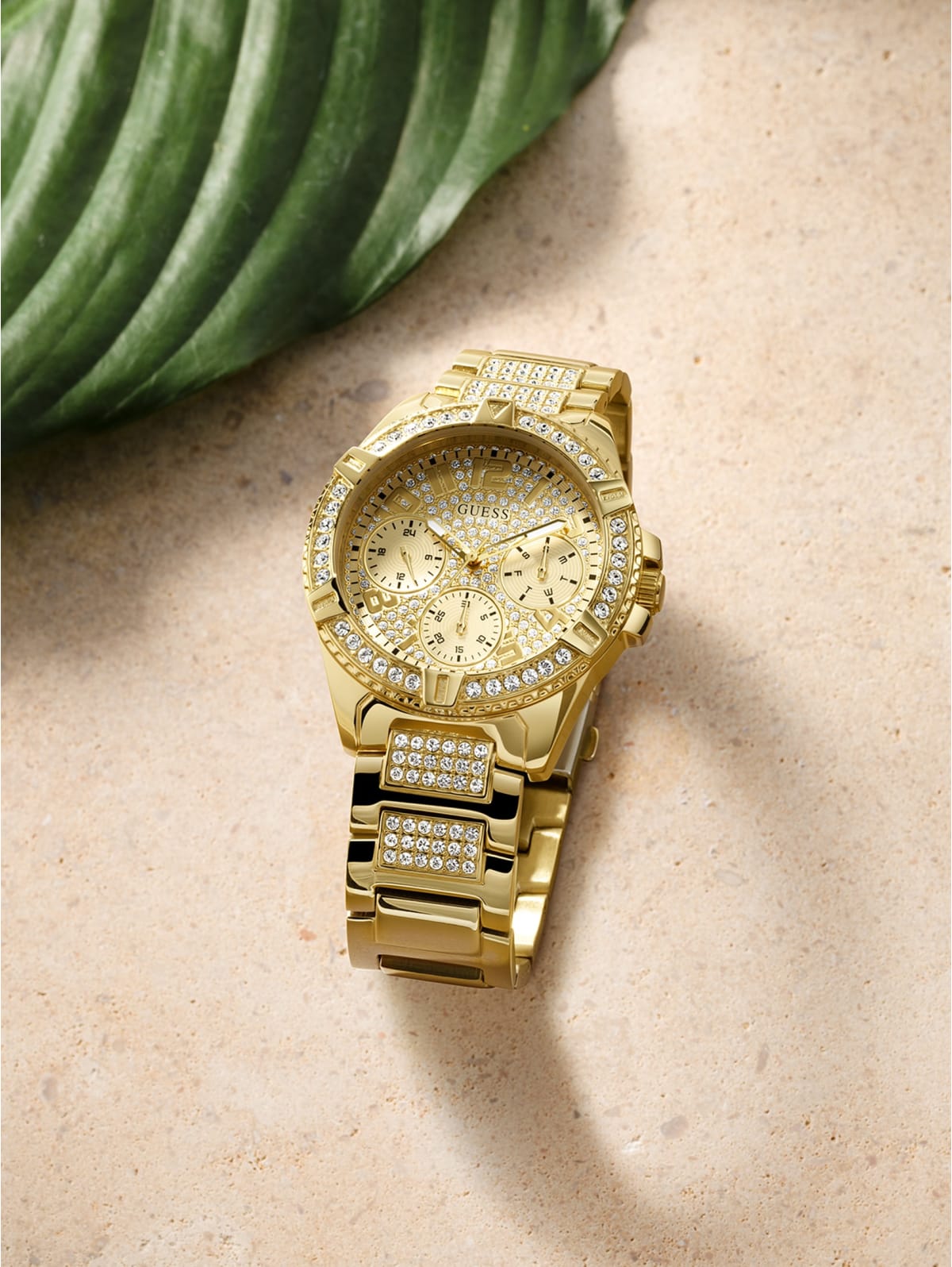 Gold-Tone Multifunction Watch | GUESS