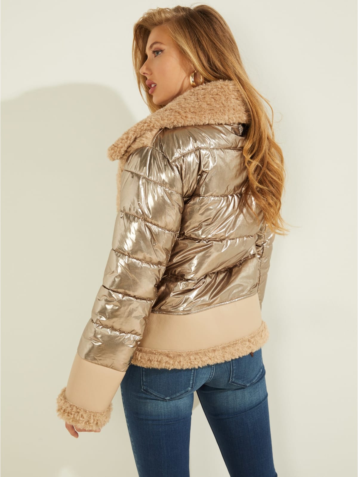 guess metallic jacket