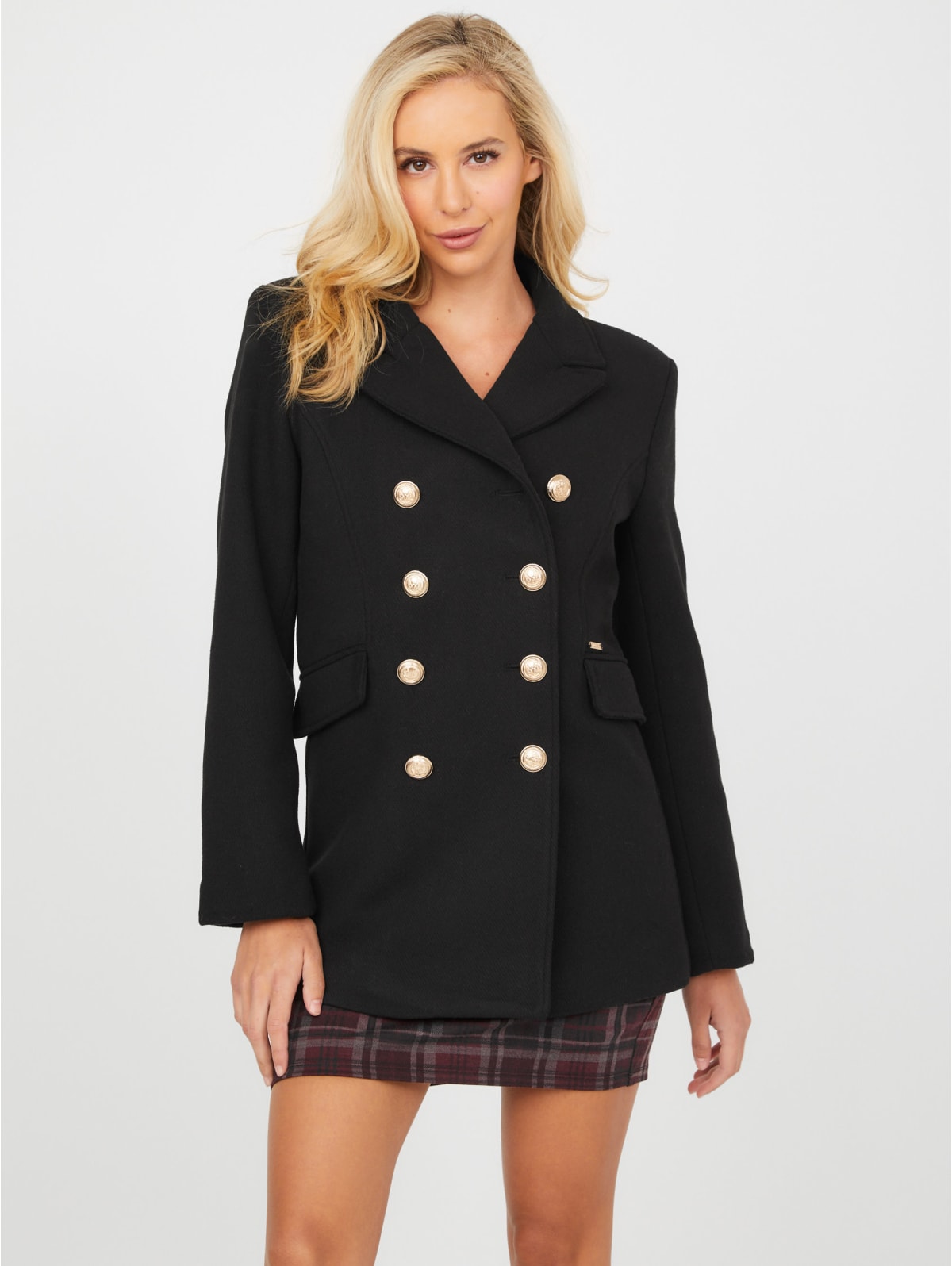 guess pea coat