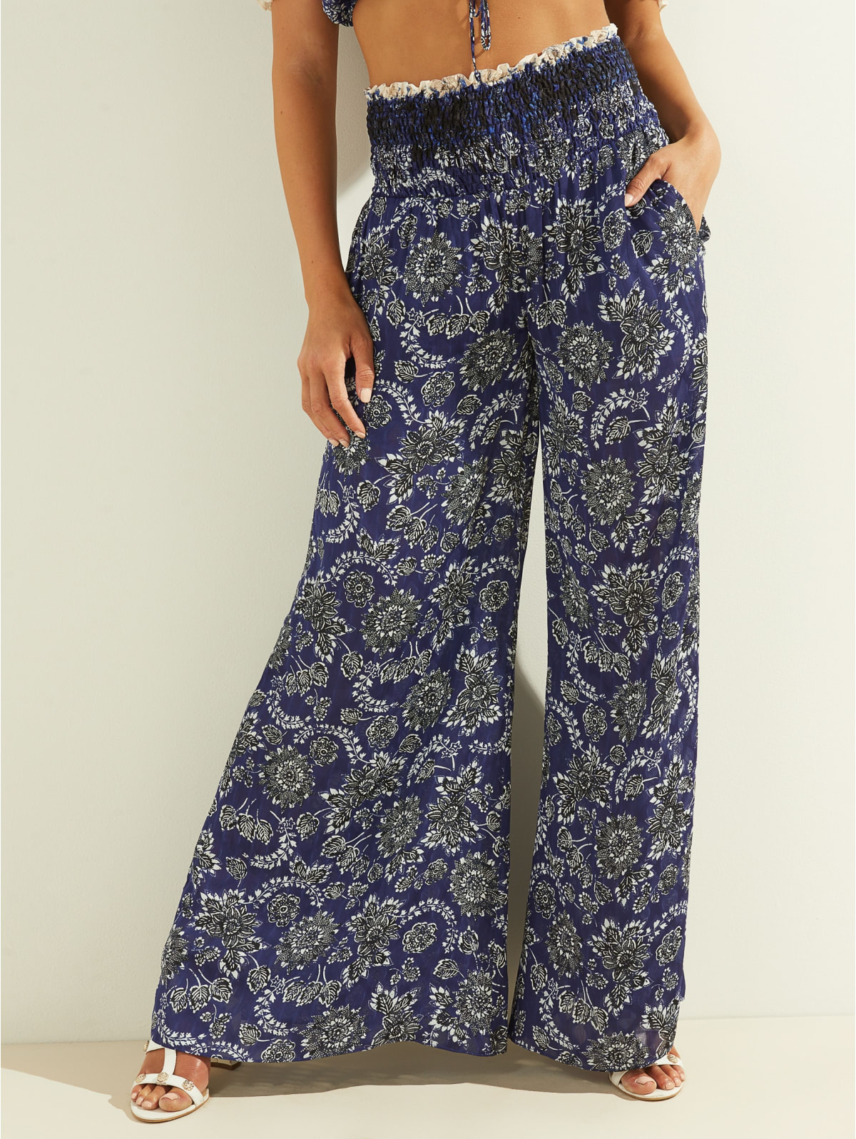 Palazzo pants without elastic waist clearance