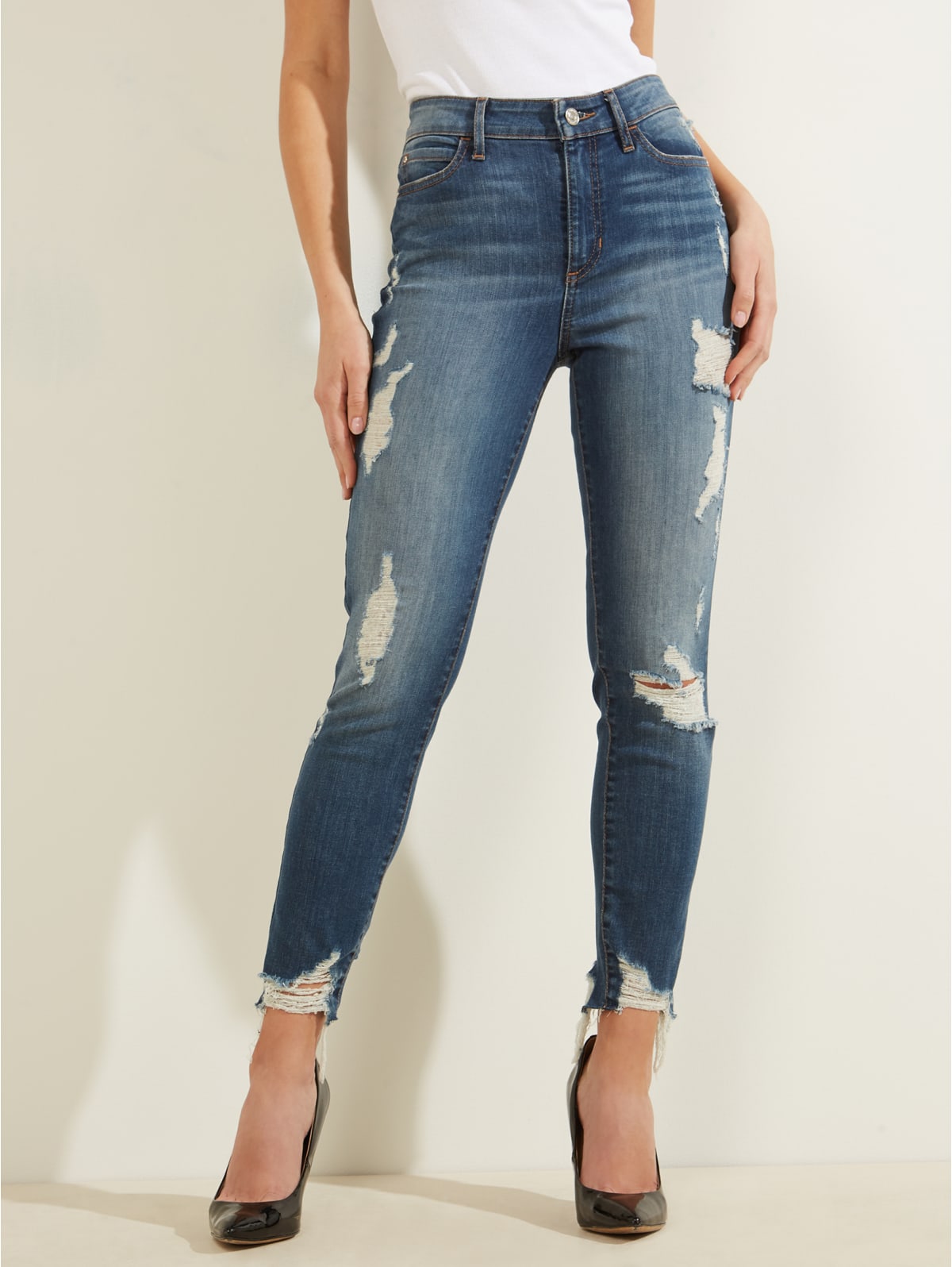 guess ankle jeans