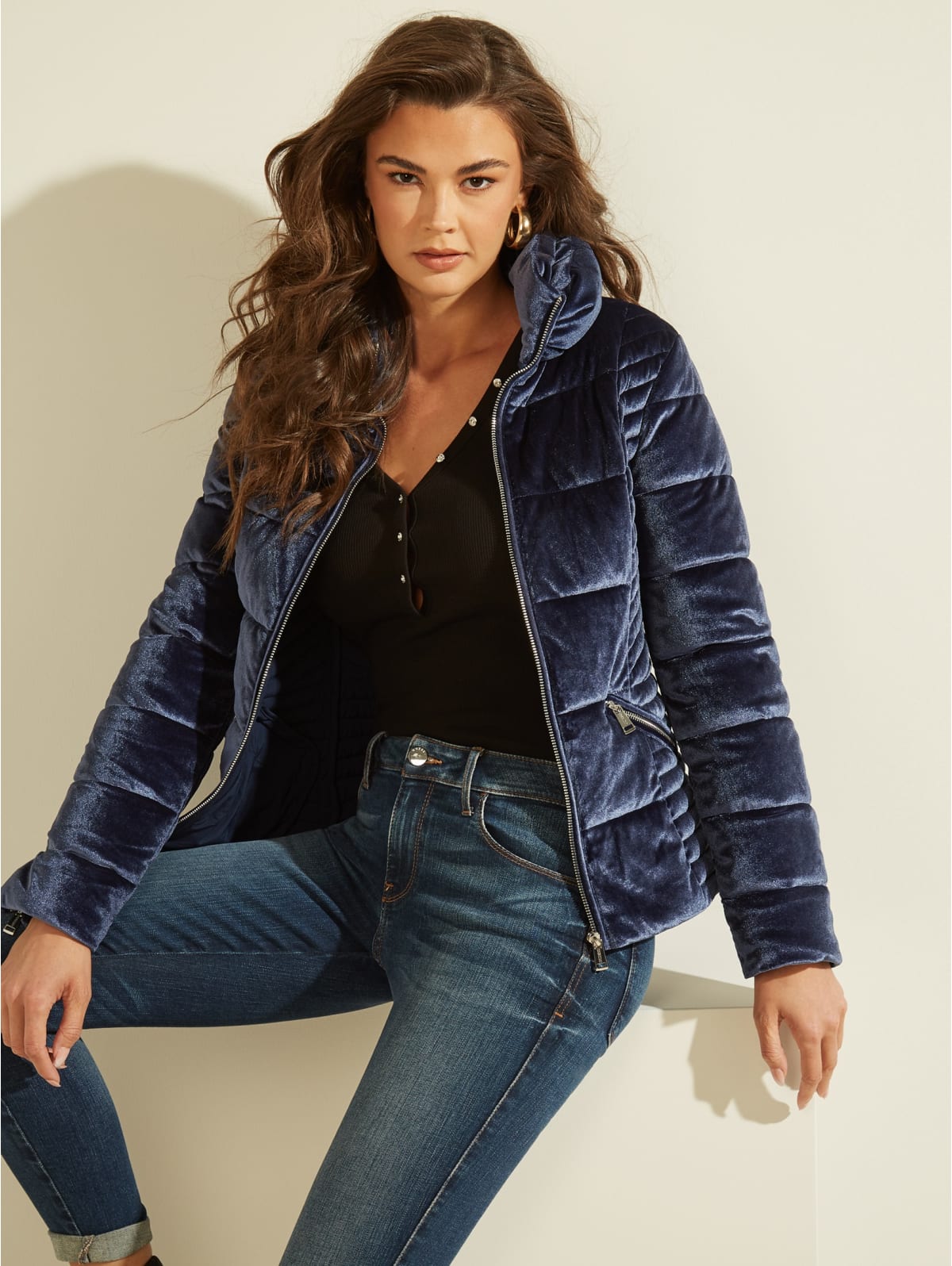 teoma quilted jacket guess