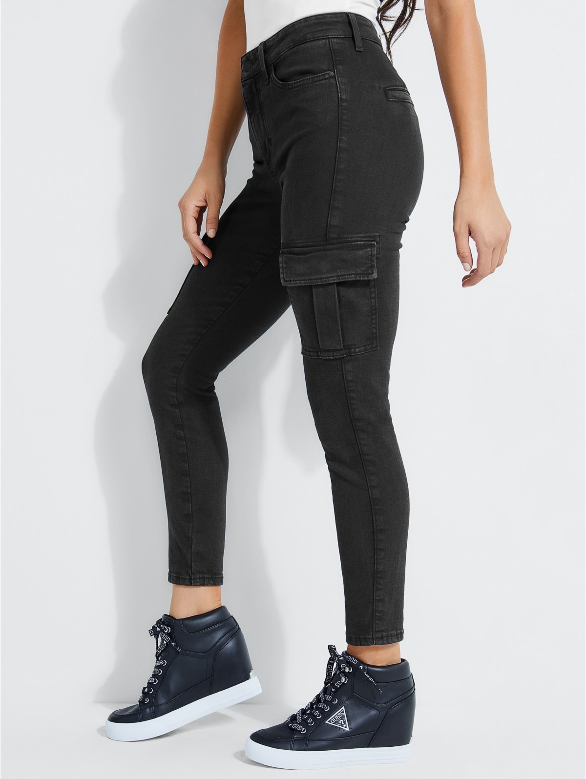 guess 1981 high rise skinny jeans