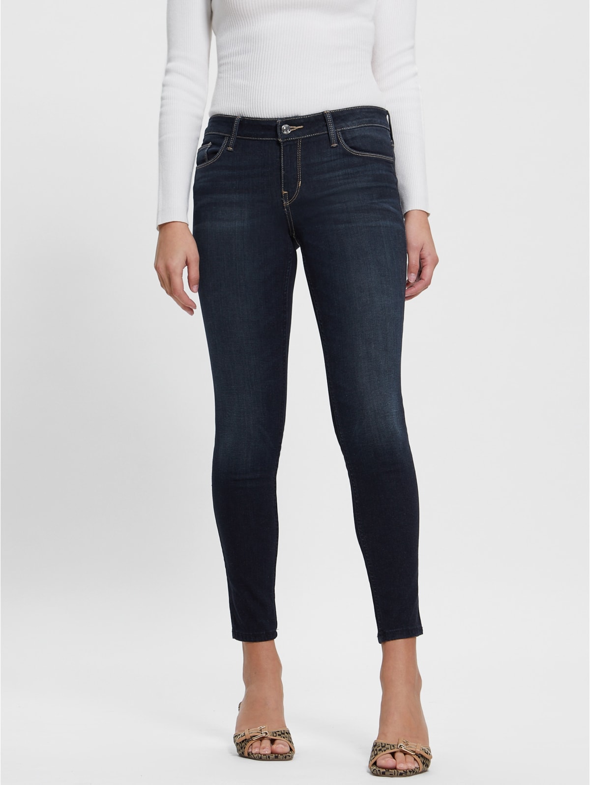 guess power skinny low