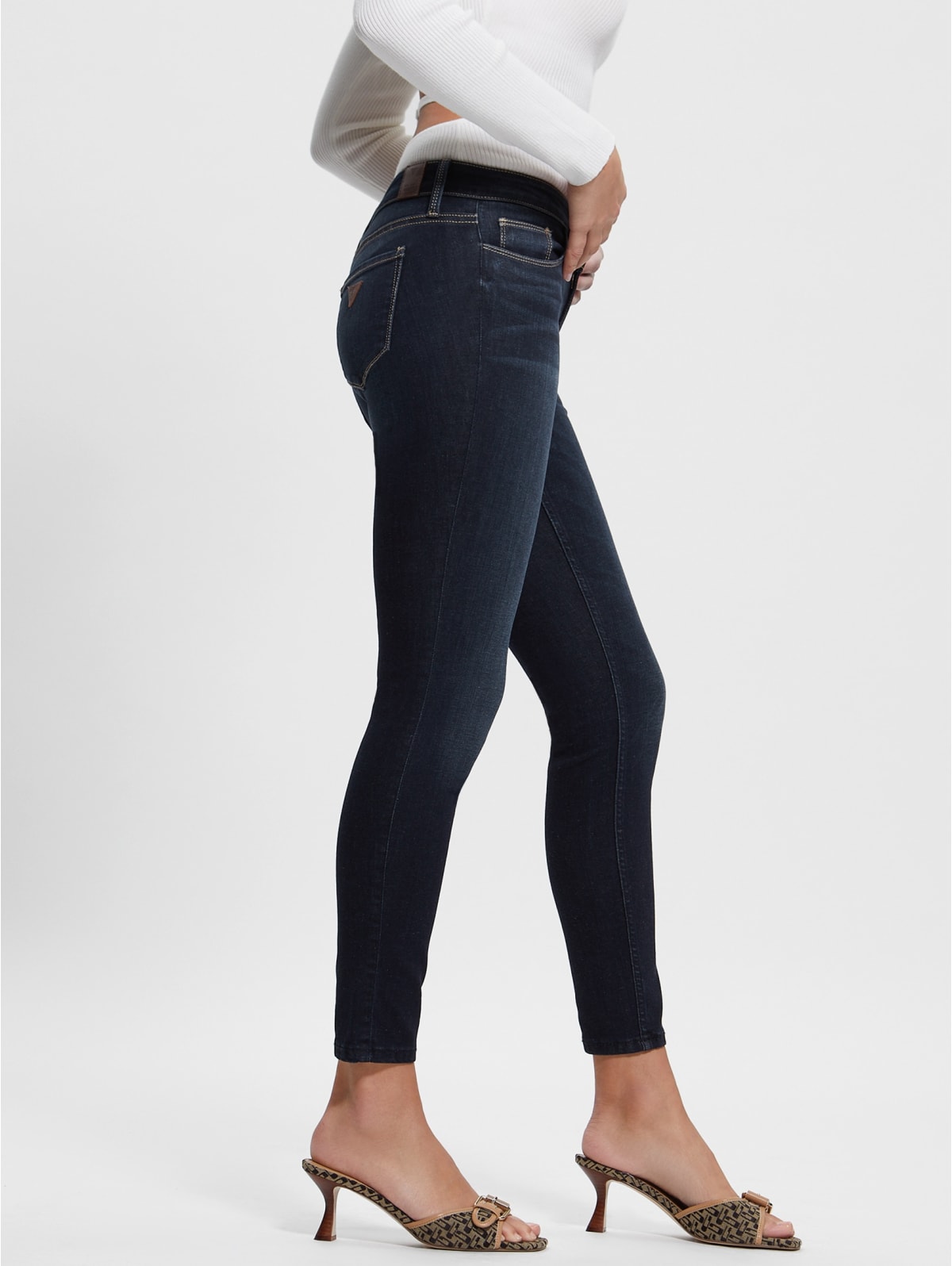 guess power skinny low jeans