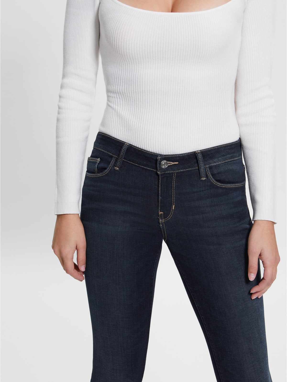 guess power skinny low